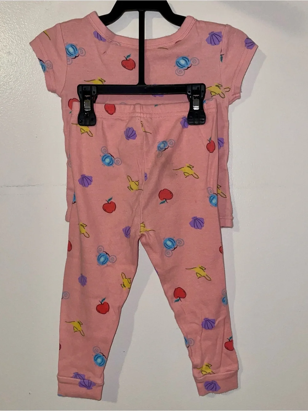 Disney Pink Princess Short-Sleeve Pajama Set